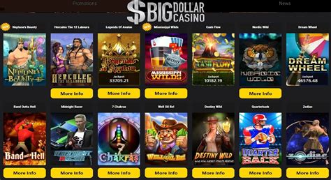 Обзор Big Dollar Casino  Честный обзор от Casino Guru